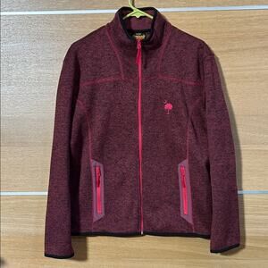 Renegade Club Womens Sz XL Fleece Jacket - SC state logo Full Zip Pink Accents